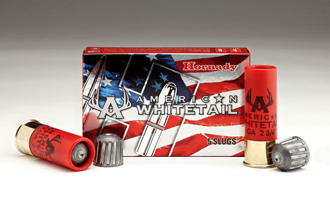 This Hornady American Whitetail rifled slug is made specifically for deer hunting.
