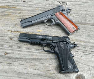 A 1911 .45 and a 1911 .22
