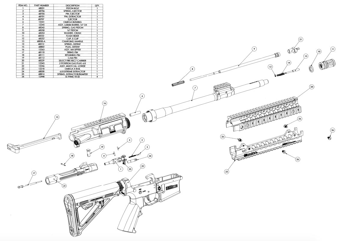 Model REC 7 Separated View - MSR