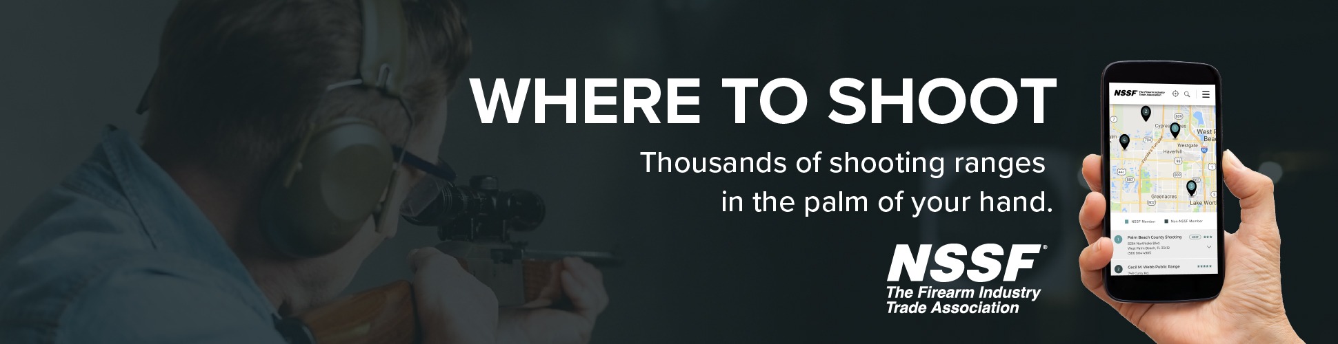 Where to Shoot app promotion.